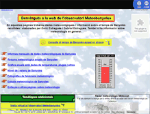 Tablet Screenshot of meteobanyoles.com